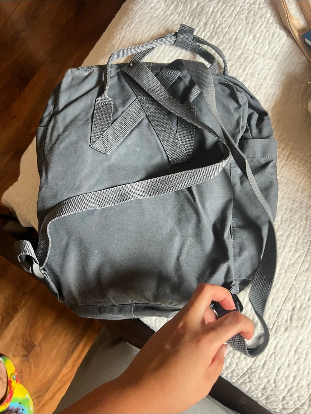 Kånken Classic super grey Backpack - women and men and kids